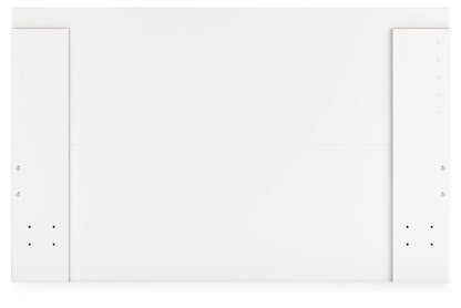 Onita - White - Queen Panel Platform Bed With 1 Side Storage