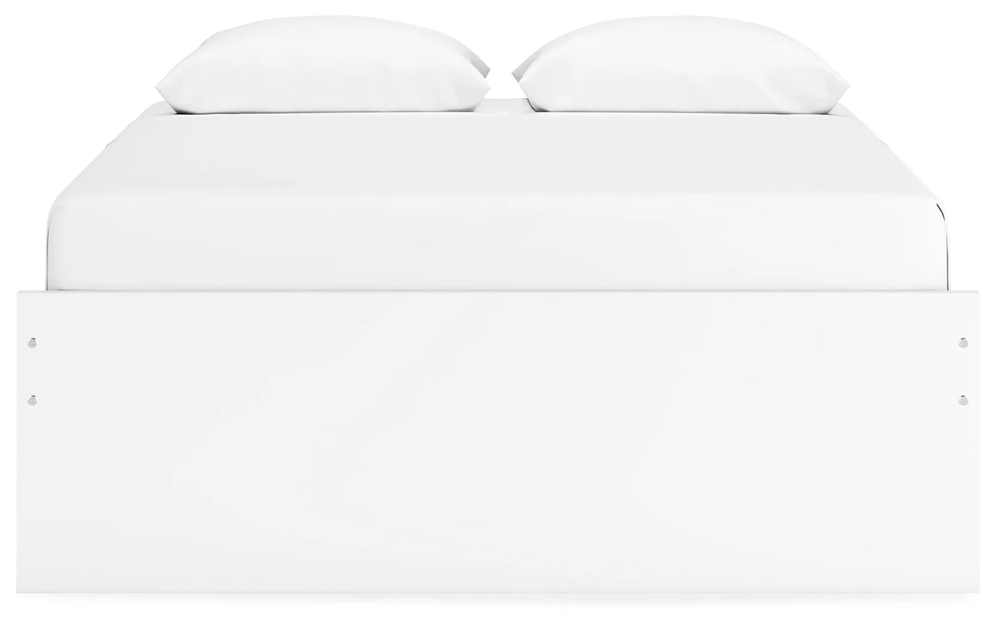 Onita - White - Queen Platform Bed With 2 Side Storage