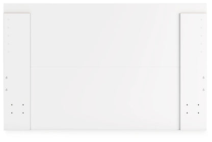 Onita - White - Queen Panel Platform Bed With 2 Side Storage