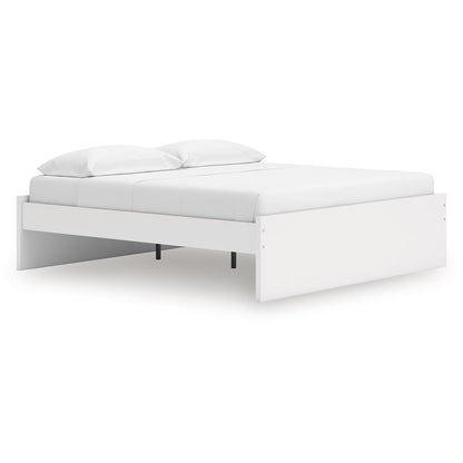 Onita - White - King Platform Bed