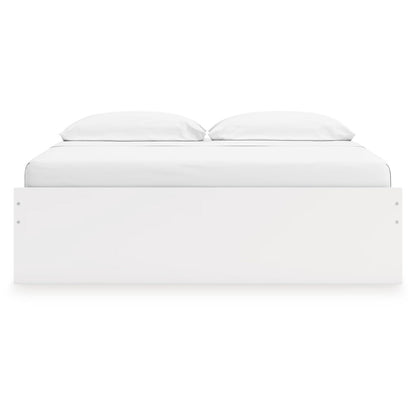 Onita - White - King Platform Bed