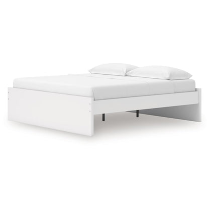 Onita - White - King Platform Bed