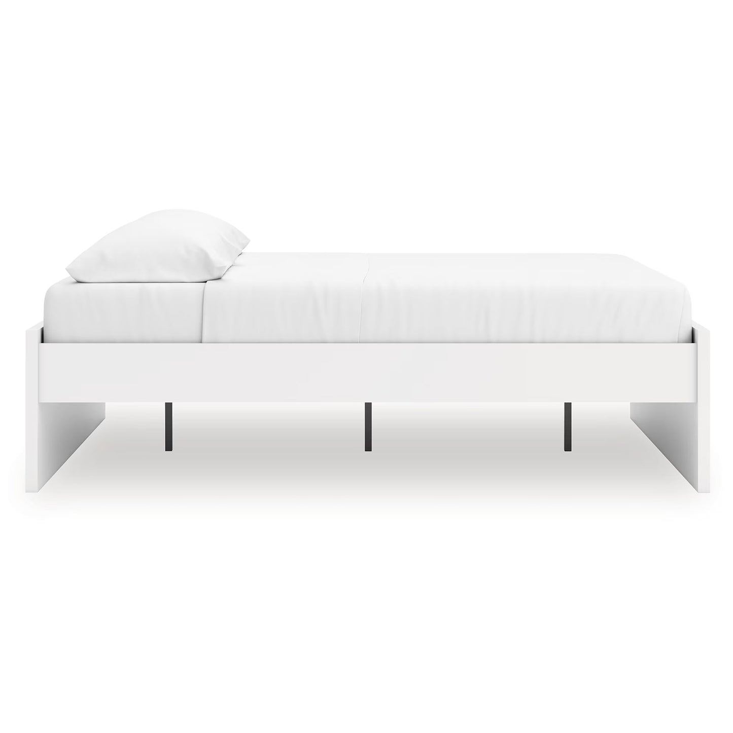 Onita - White - King Platform Bed