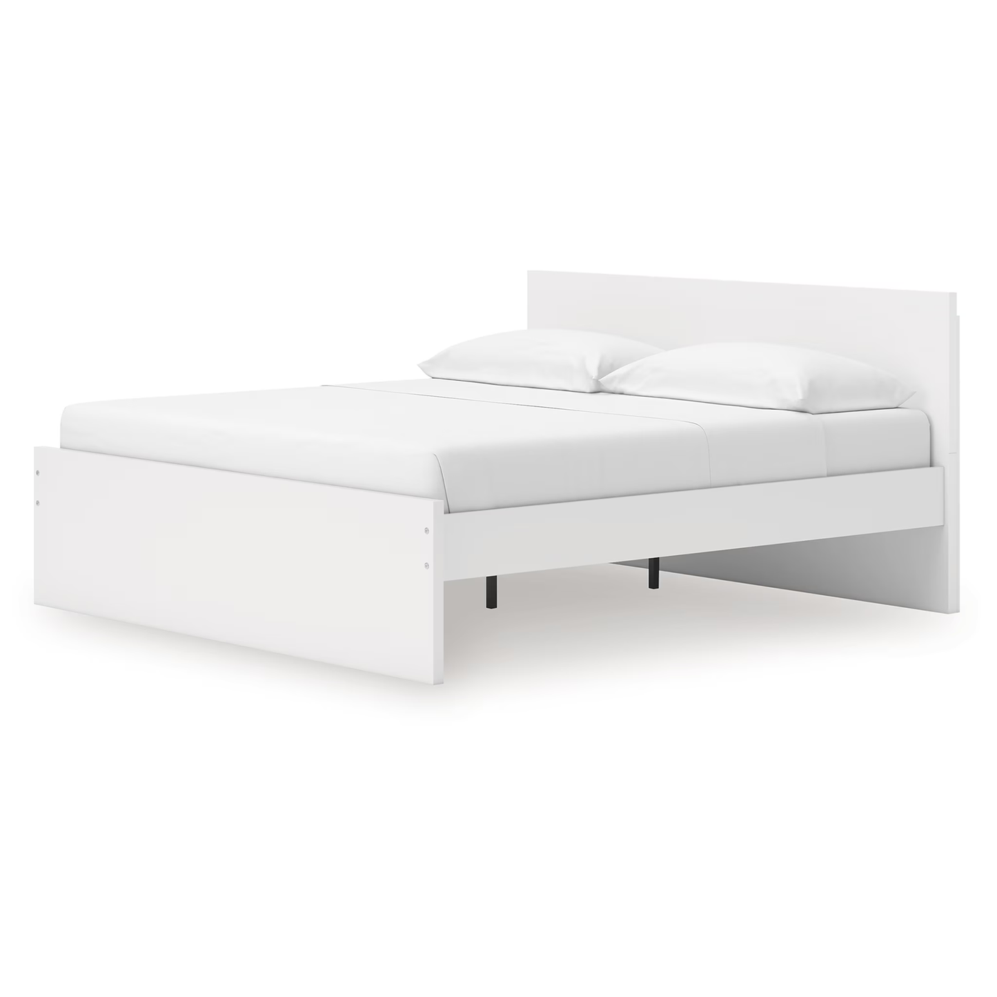 Onita - White - King Panel Platform Bed