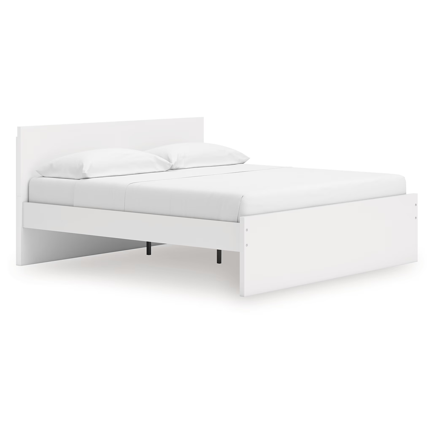 Onita - White - King Panel Platform Bed