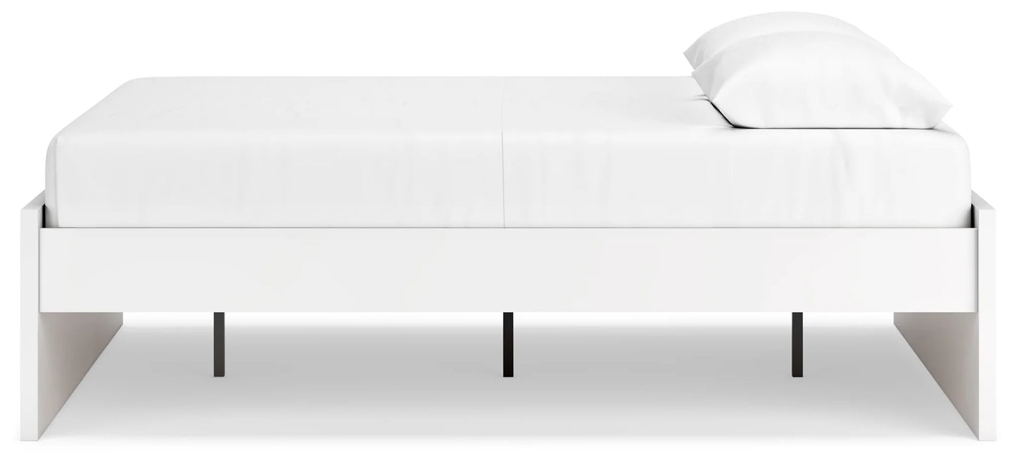 Onita - White - Queen Platform Bed