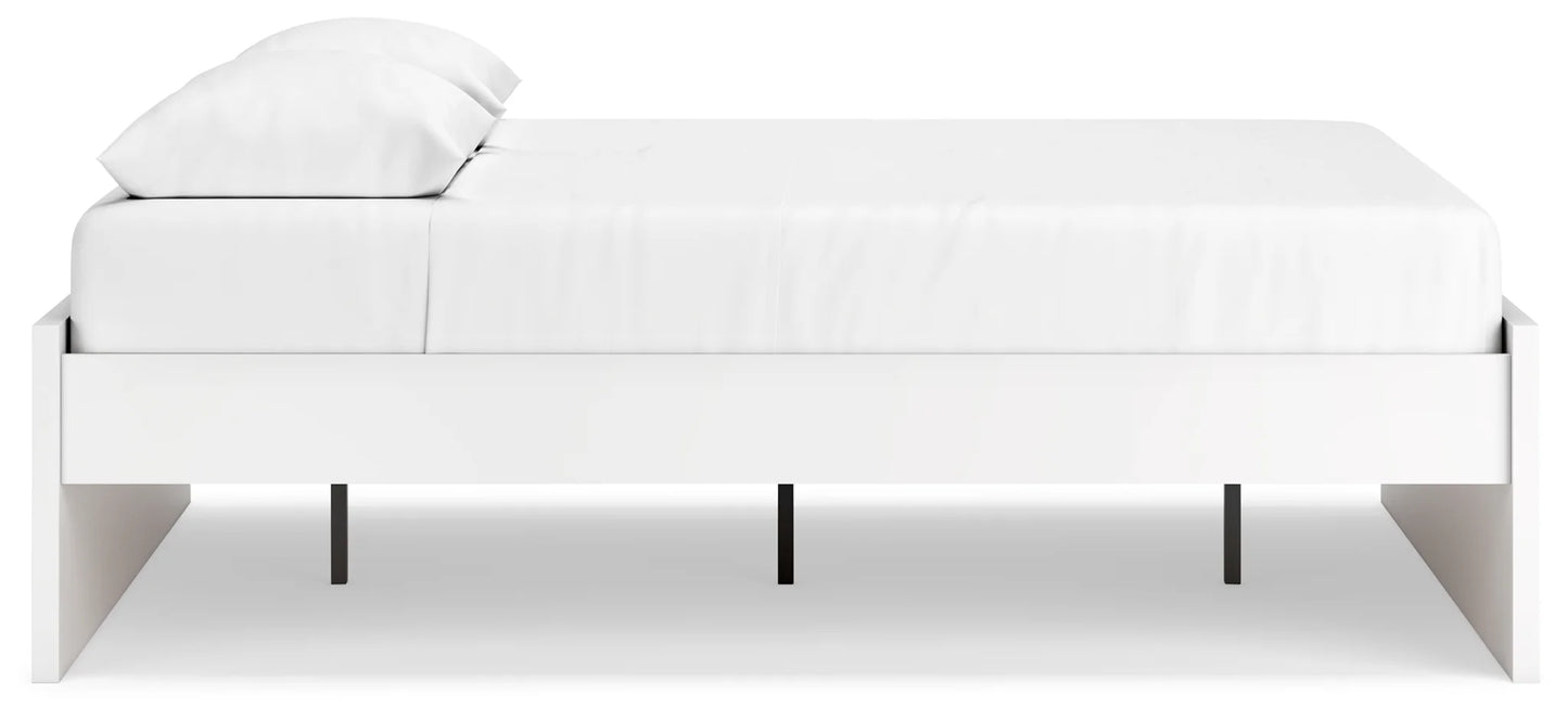 Onita - White - Queen Platform Bed