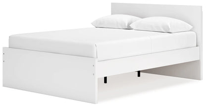 Onita - White - Queen Panel Platform Bed