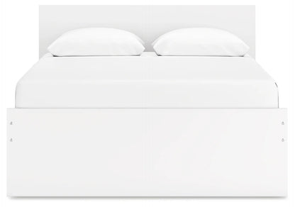 Onita - White - Queen Panel Platform Bed