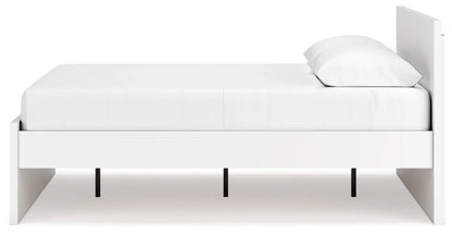 Onita - White - Queen Panel Platform Bed
