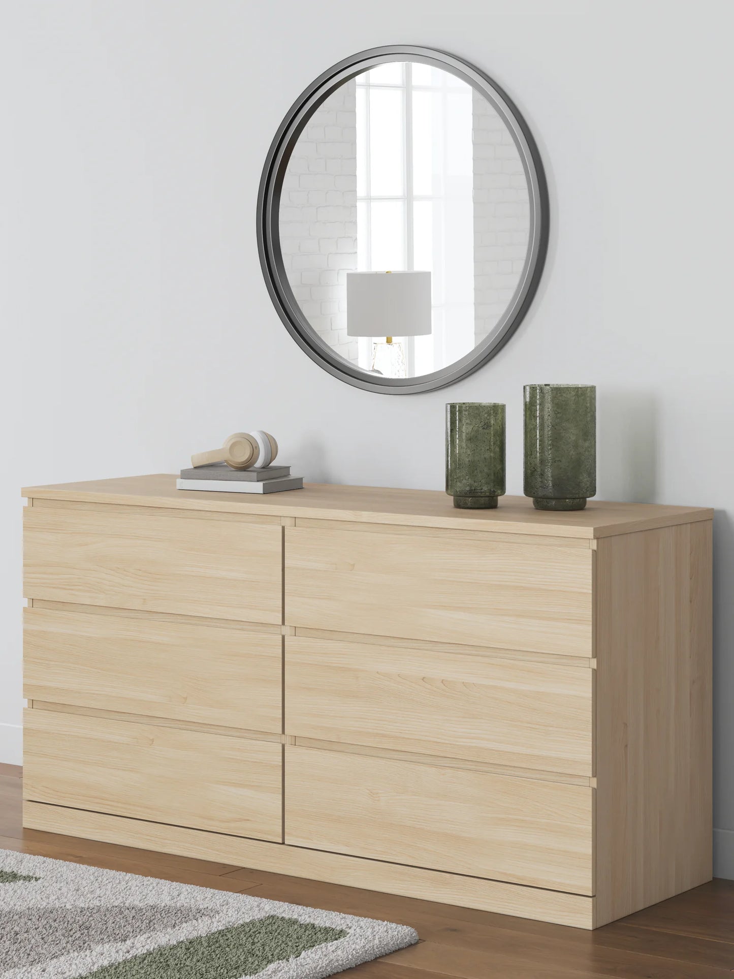 Onita - Natural - Six Drawer Dresser