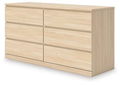 Onita - Natural - Six Drawer Dresser