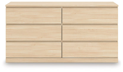Onita - Natural - Six Drawer Dresser