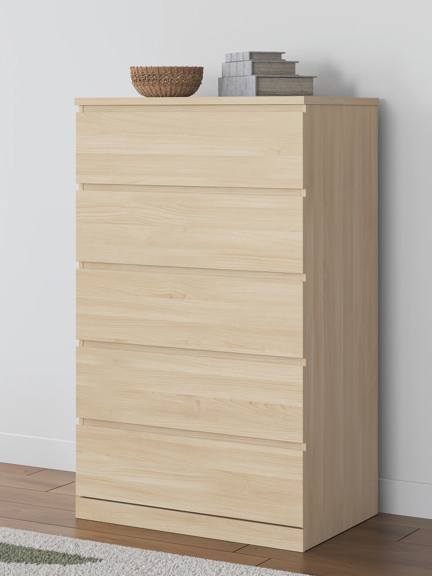Onita - Natural - Five Drawer Chest
