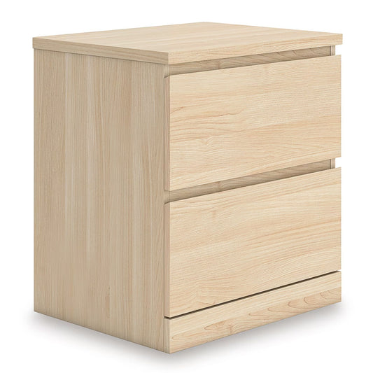 Onita - Natural - Two Drawer Night Stand