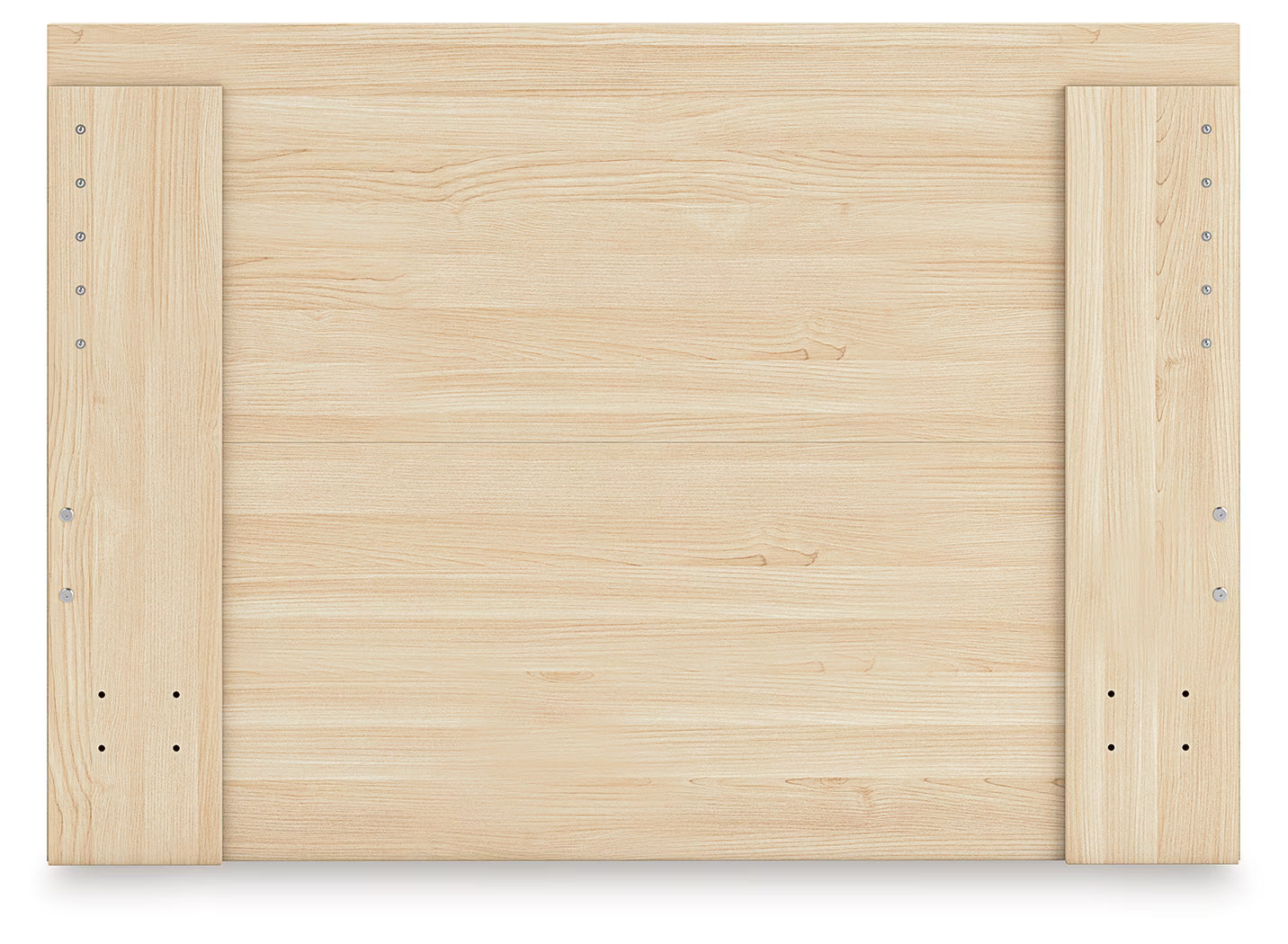 Onita - Natural - Full Panel Platform Bed With 1 Side Storage