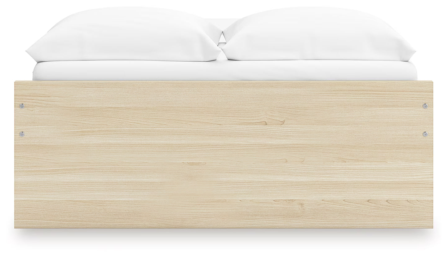 Onita - Natural - Full Platform Bed With 2 Side Storage