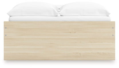 Onita - Natural - Full Platform Bed With 2 Side Storage