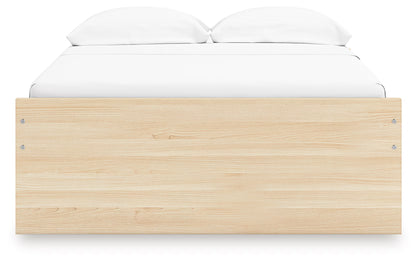 Onita - Natural - Full Platform Bed With 2 Side Storage