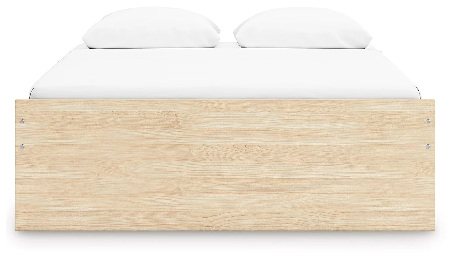 Onita - Natural - Queen Platform Bed With 2 Side Storage