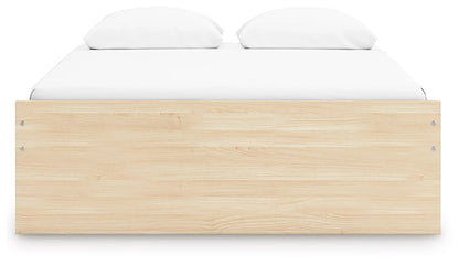 Onita - Natural - Queen Platform Bed With 2 Side Storage