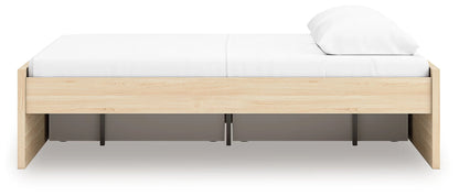 Onita - Natural - Queen Platform Bed With 2 Side Storage