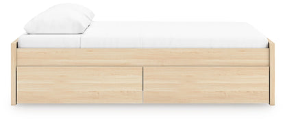Onita - Natural - Queen Platform Bed With 2 Side Storage