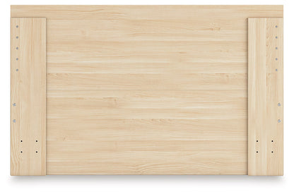 Onita - Natural - Full Panel Platform Bed With 2 Side Storage