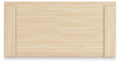 Onita - Natural - Queen Panel Platform Bed With 2 Side Storage