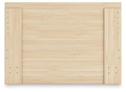 Onita - Natural - King Panel Platform Bed