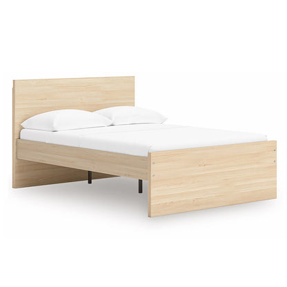 Onita - Natural - King Panel Platform Bed
