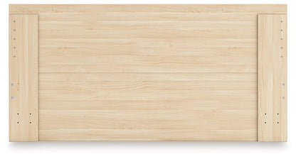 Onita - Natural - King Panel Platform Bed With Storage