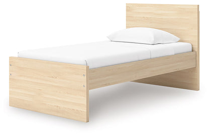 Onita - Natural - Twin Panel Platform Bed
