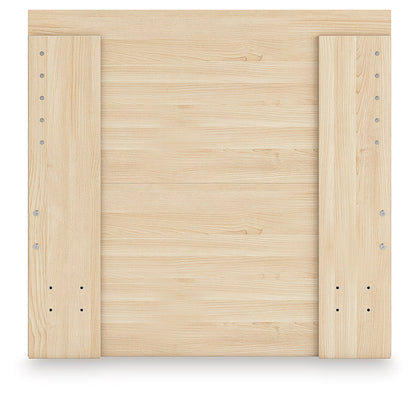 Onita - Natural - Twin Panel Platform Bed