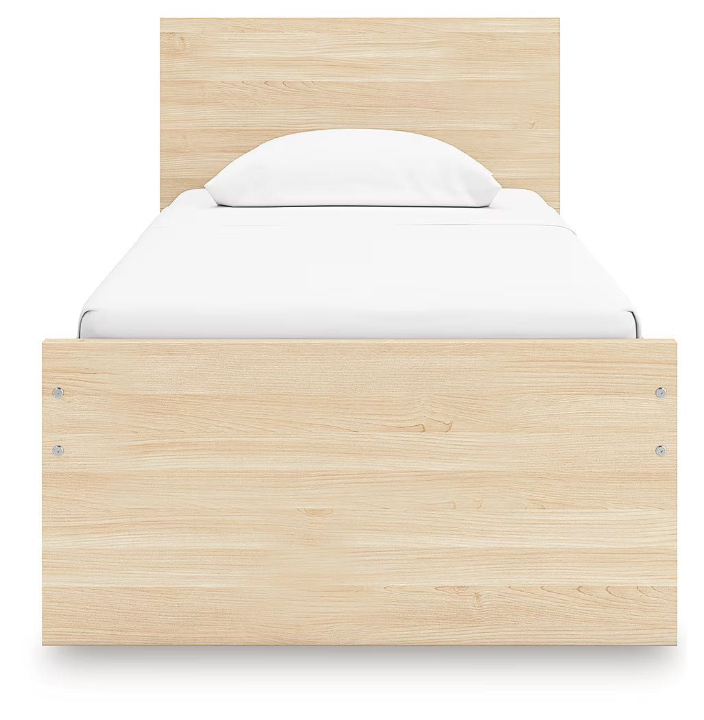 Onita - Natural - Twin Panel Platform Bed