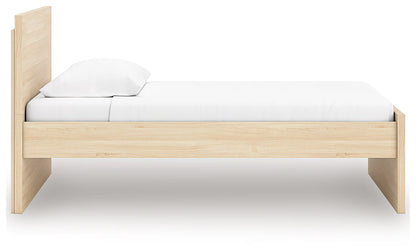 Onita - Natural - Twin Panel Platform Bed