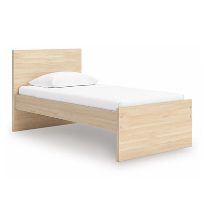 Onita - Natural - Twin Panel Platform Bed