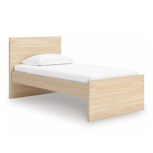 Onita - Natural - Twin Panel Platform Bed