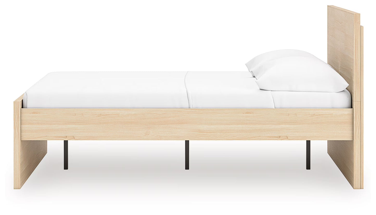 Onita - Natural - Full Panel Platform Bed