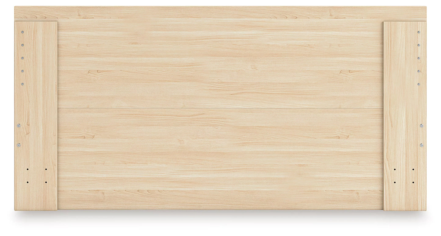 Onita - Natural - Queen Panel Platform Bed