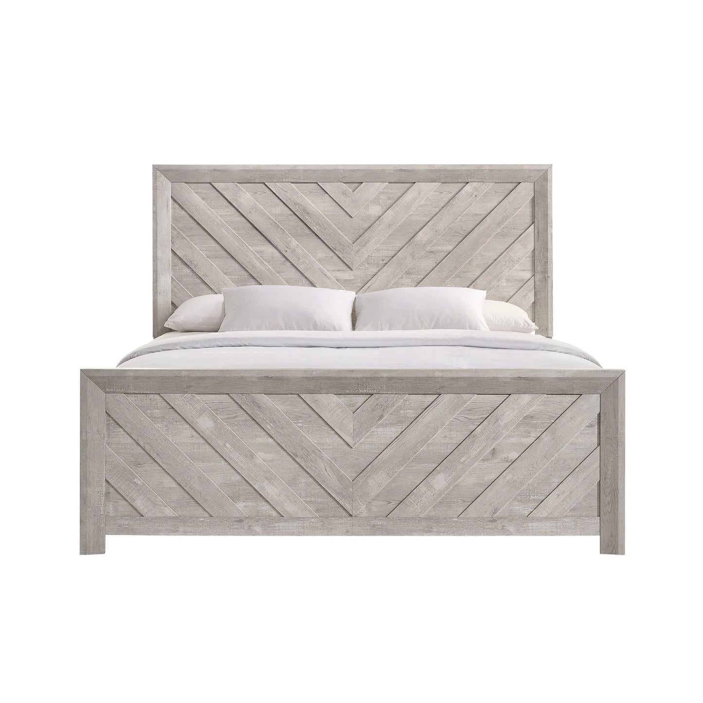 Ellen - King Bed - White