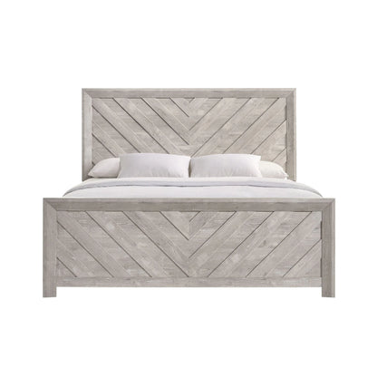 Ellen - King Bed - White