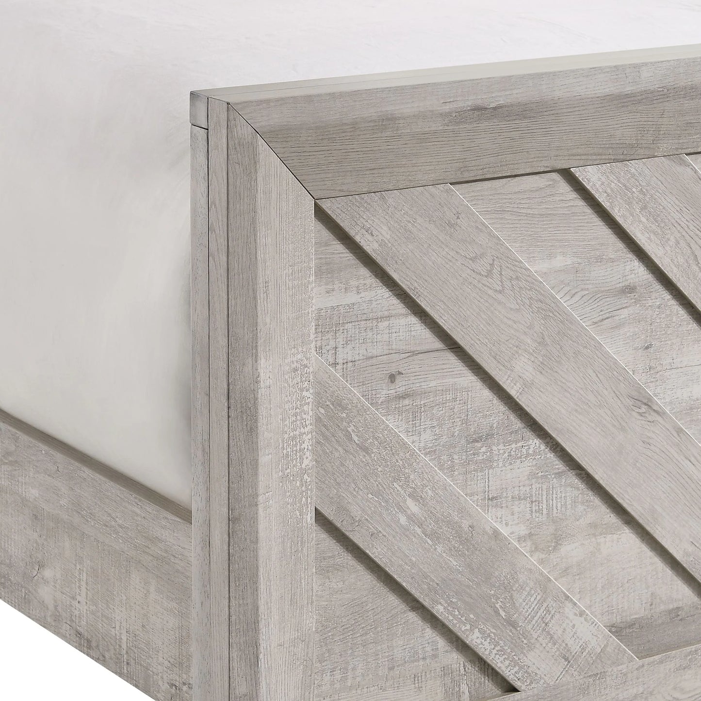 Ellen - King Bed - White