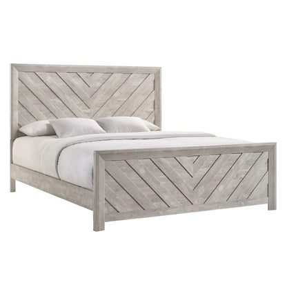 Ellen - King Bed - White