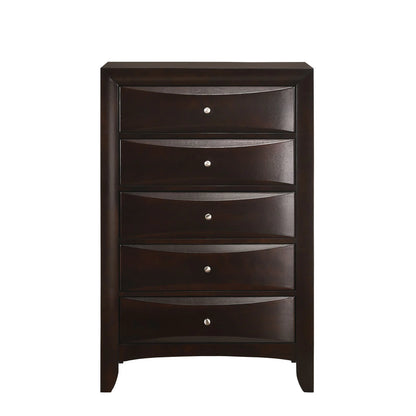 Emily - 5-Drawer Chest - Espresso