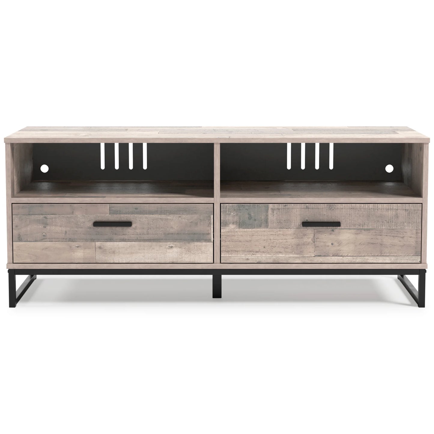 Neilsville - Light Brown - Medium TV Stand - Vinyl-Wrapped