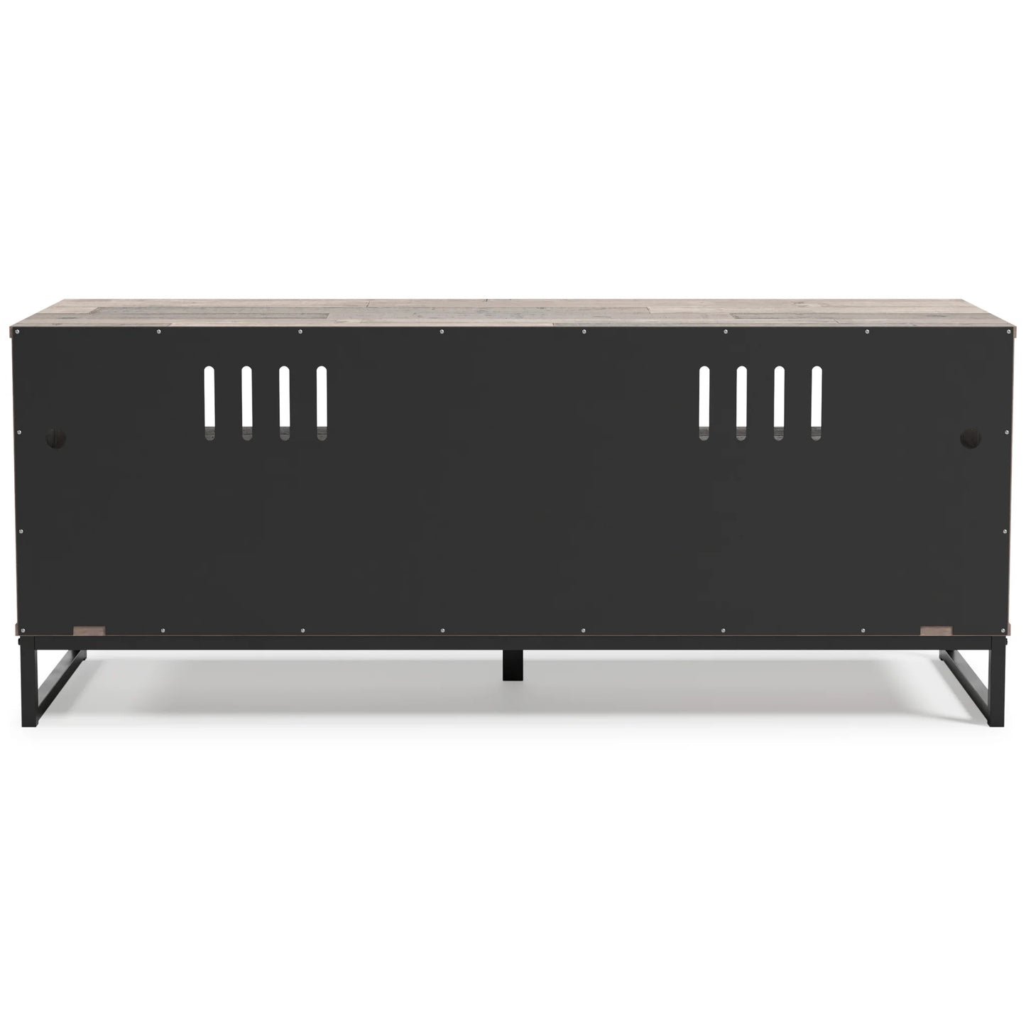 Neilsville - Light Brown - Medium TV Stand - Vinyl-Wrapped