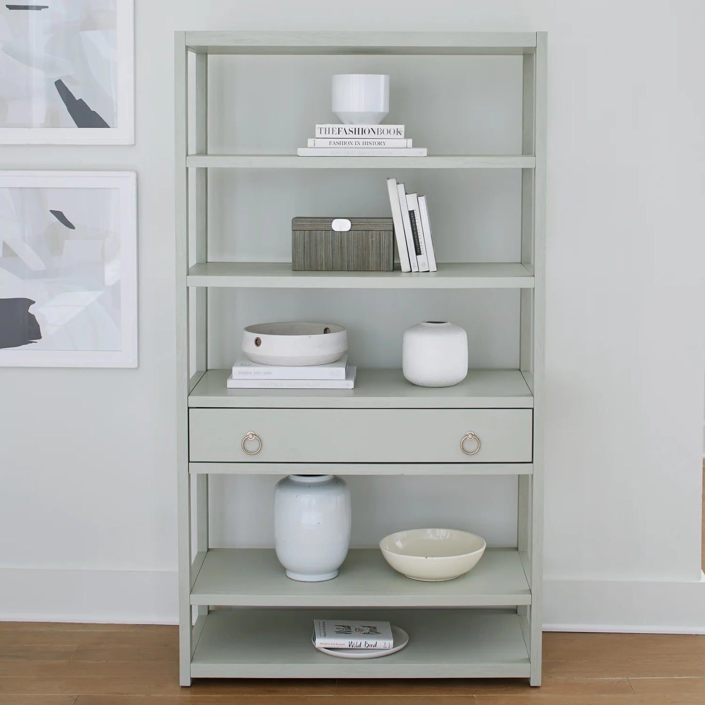 East End - Accent Bookcase - Green Mist