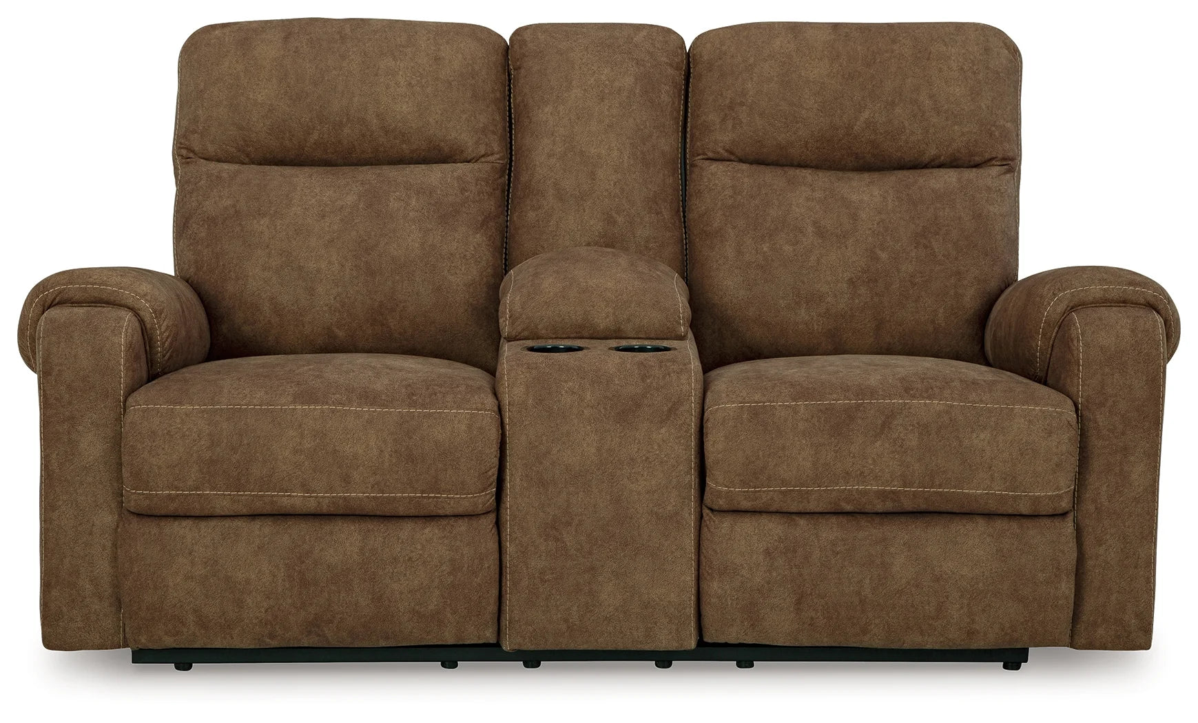 Edenwold - Brindle - Dbl Reclining Loveseat With Console 3