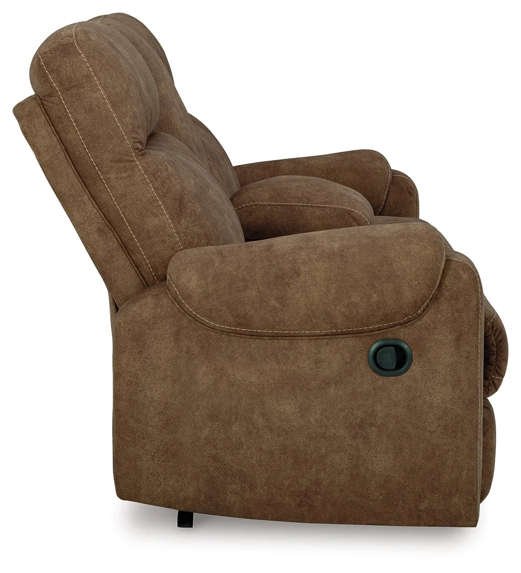 Edenwold - Brindle - Dbl Reclining Loveseat With Console 4